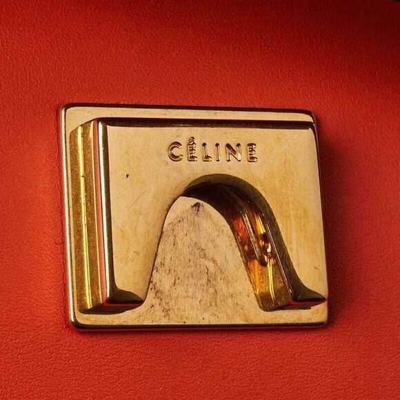 Celine Tri-Color Orange Smooth Calfskin Leather Mini Belt Bag - Picture 4 of 12